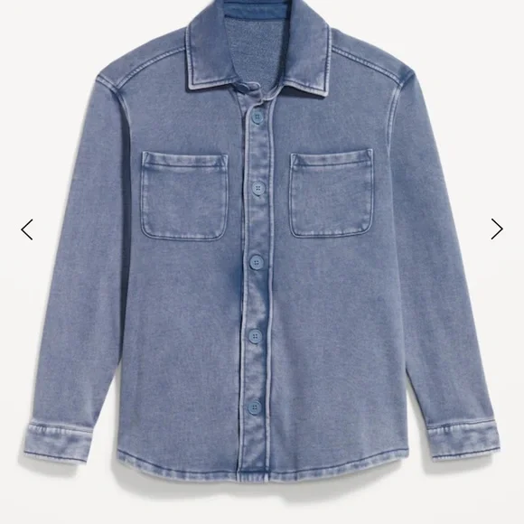 Old Navy Tops Nwt Old Navy Fleece Tunic Shacket Color South